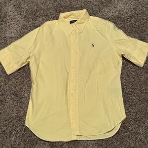 Polo by Ralph Lauren Women’s Light Yellow Button Down Shirt